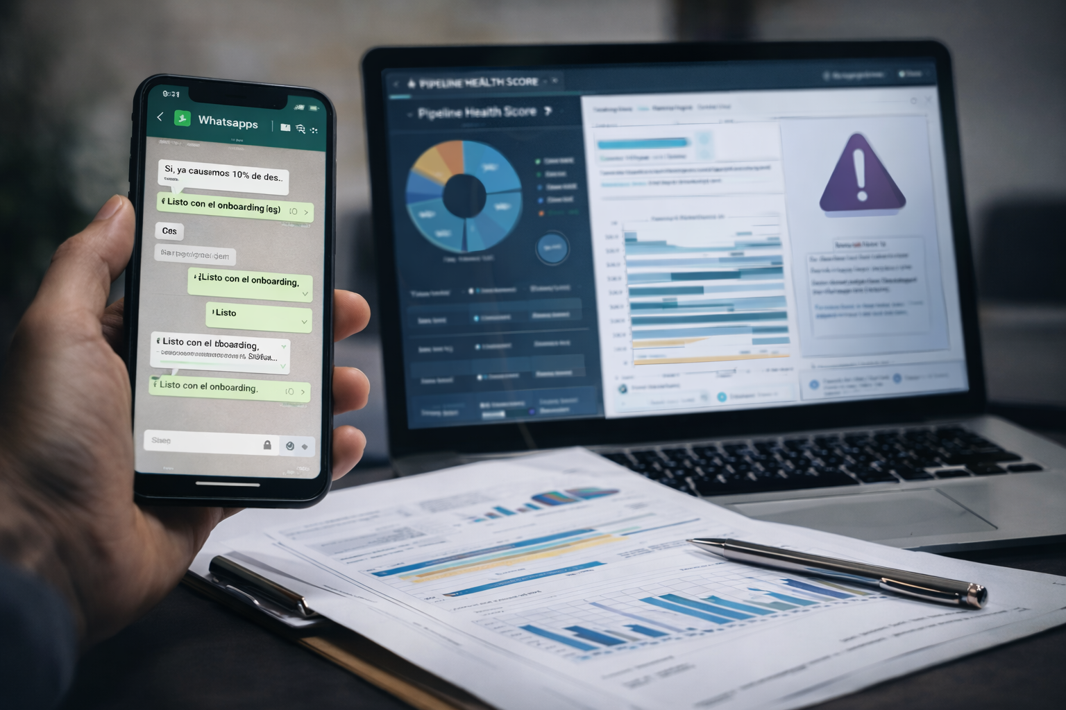 WhatsApp y CRM desconectados - problema común en empresas